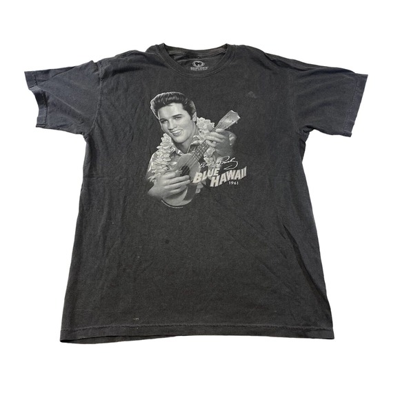 Elvis Presley Graphic Tee Thrifted Vintage Style Size M - Picture 1 of 10